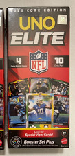 UNO Elite NFL 2025 Core Edition Booster Bundle-Kaleidoscope Cards SEALED