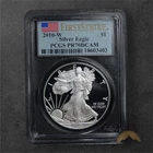 2010-W 1oz American Silver Eagle Proof $1 - PCGS PR70 DCAM - West Point