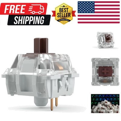 Gateron Brown Mechanical Keyboard Switches 120 Pack - Tactile & Balanced for ...