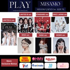 PSL MISAMO JAPAN 1st ALBUM "PLAY" STANDARD LIMITED A/B ONCE SOLO & JAPAN POB