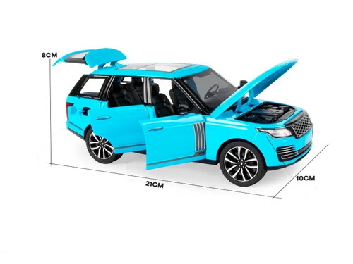 1:24 Range Rover Sport SUV Diecast Car Model Simulation Sound Light Boy Kid Gift - Picture 10 of 28