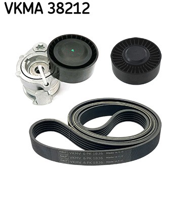 VRIBBED BELT SET VKMA 38212 FOR BMW M47D20 N47D20C/A 2.0L 4cyl 1 E87 N57D30 3.0L - Image 4
