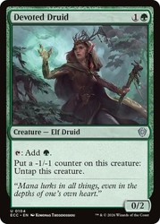 Devoted Druid 104 Commander: Lorwyn Eclipsed