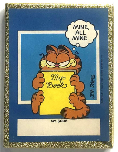GARFIELD Bookplates (1978) Mine All Mine Jim Davis Antioch Set of 42 BOXED NM