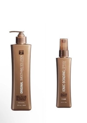 BRAZILIAN BLOWOUT Professional ORIGINAL Straightening SOLUTION 12 Oz & SPRAY
