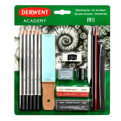 Derwent Academy Künstler  Sketching Zeichenset 19-teilig