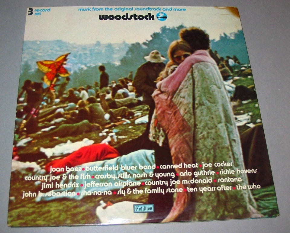 WOODSTOCK Music from the Original Soundtrack and more  (3LP 33t) Various - Photo 1/4