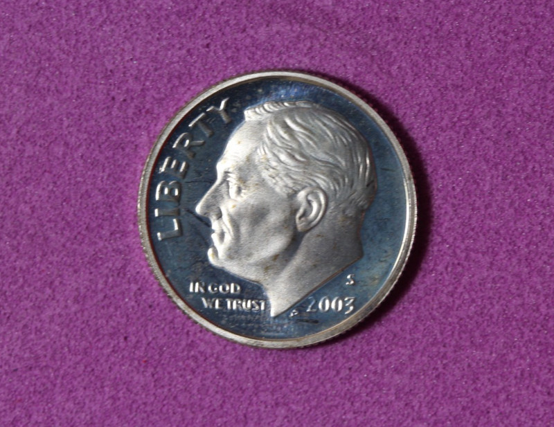 2003-S ROOSEVELT  ONE DIME #P34935