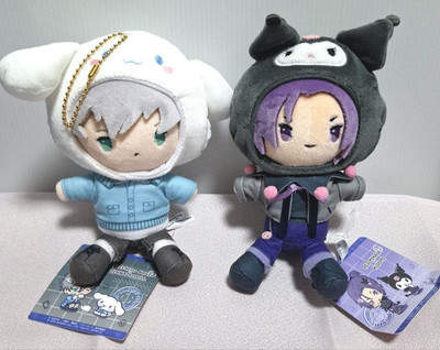 Blue Lock Sanrio Munyugurumi Reo Mikage Seishiro Nagi Plüschpuppe 2er Set NEU
