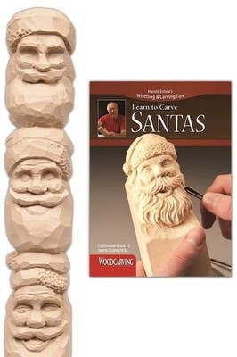 Santas Study Stick Kit (Learn to Carve Faces with Harold Enlow) | Harold Enlow