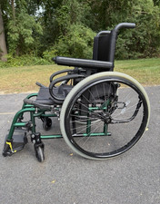 Quickie 2 - 15"x18" Folding Wheelchair 15" x 18" Pre-owned used