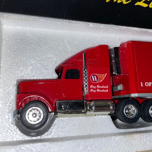 Ray & Roy Hendrick Modified Semi Truck ERTL 1 Of 2500 Diecast 1/24 Red #11 1993 - Picture 2 of 11