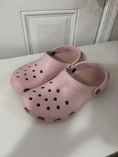 Crocs Classic Clog Unisex Slip On Pink Size 8W 6M Comfort