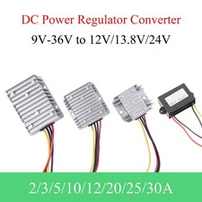 DC DC 9V/18V-36V auf 12V/13.8V/24V Spannungswandler Converter Stepdown Konverter
