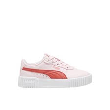 PUMA Carina 2.0 Platform Lace Up Youth Girls Pink Sneakers Casual Shoes 3861861