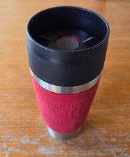 Emsa Isolierbecher Thermobecher Kaffeebecher Travel Mug Compact Rot 360ml