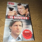New Line Cinema 15 Minutes VHS NTSC Action Thriller 2001 De Niro Burns — photo 4