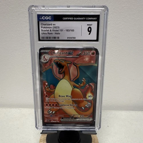 Charizard ex 183/165 Scarlet & Violet 151 Ultra Rare Holo CGC 9 Pokémon TCG