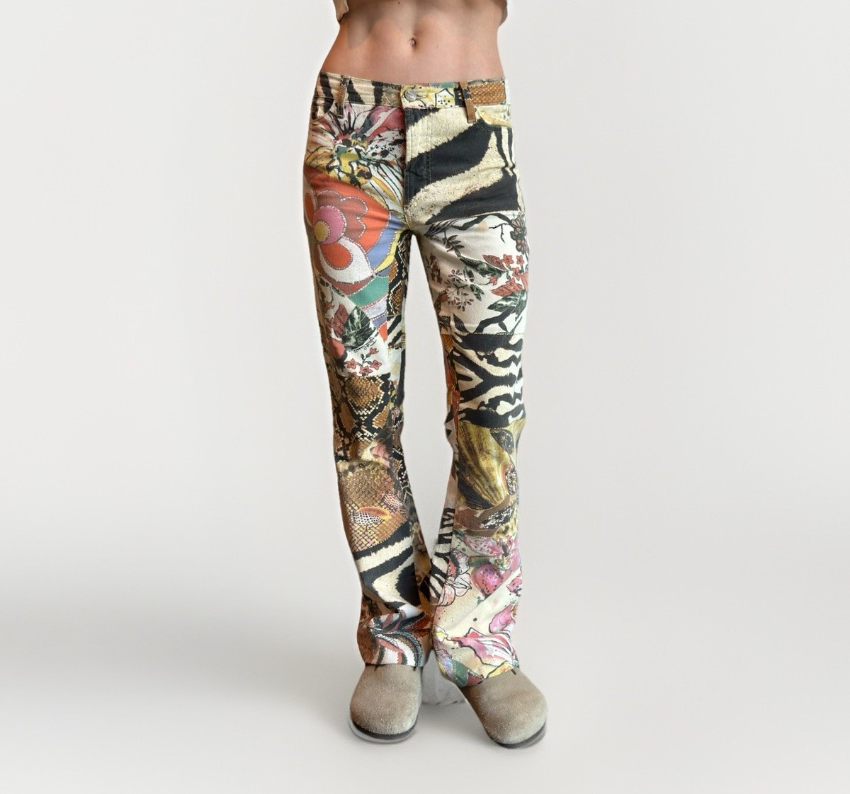 パンツ archive just cavalli paint flare pants パンツ archive just cavalli paint flare pants Just Cavalli