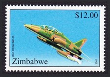 BAE Hawk MK Aircraft 60 $12 Zimbabwe 2001 MNH SG#1045 Sc#876