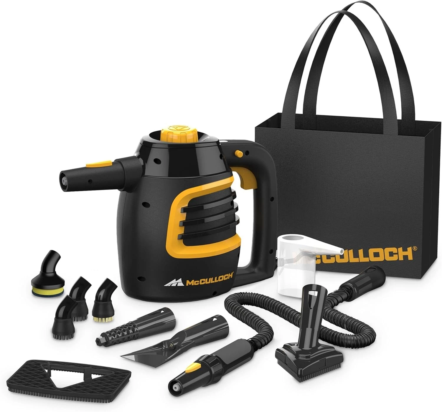 MC1230 Handheld Steam Cleaner 10 Minute Runtime Personal Car Detailing