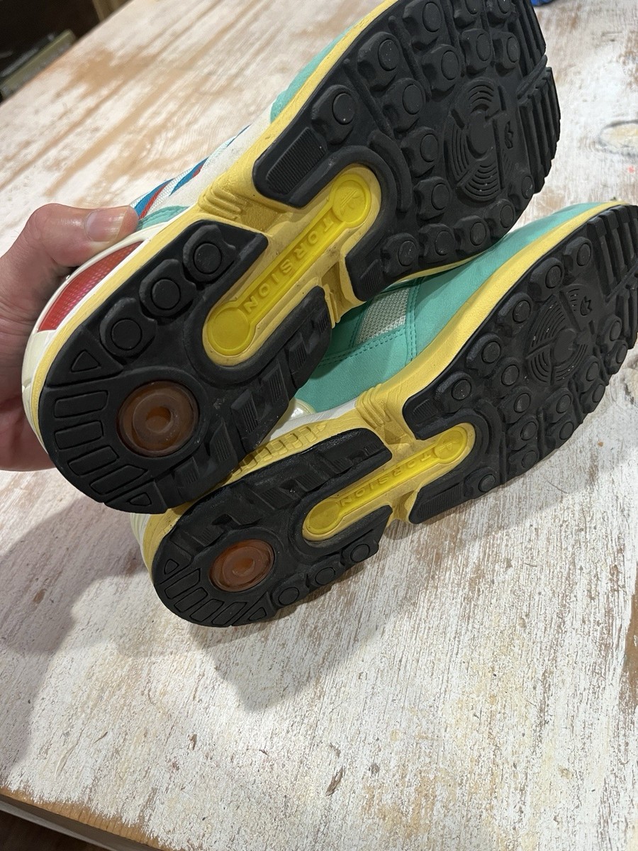 端渓 Size 9 - adidas ZX Torsion Bright Cyan 2019 | eBay