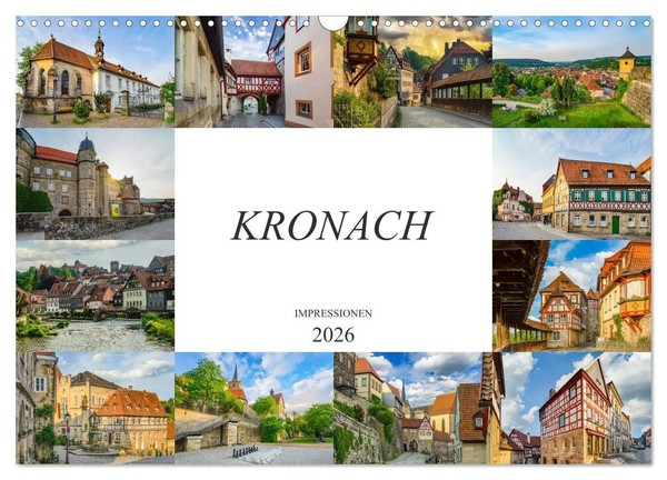 Kronach Impressionen (Wandkalender 2026 Din A3 Quer), Calvendo Monatskalender-image