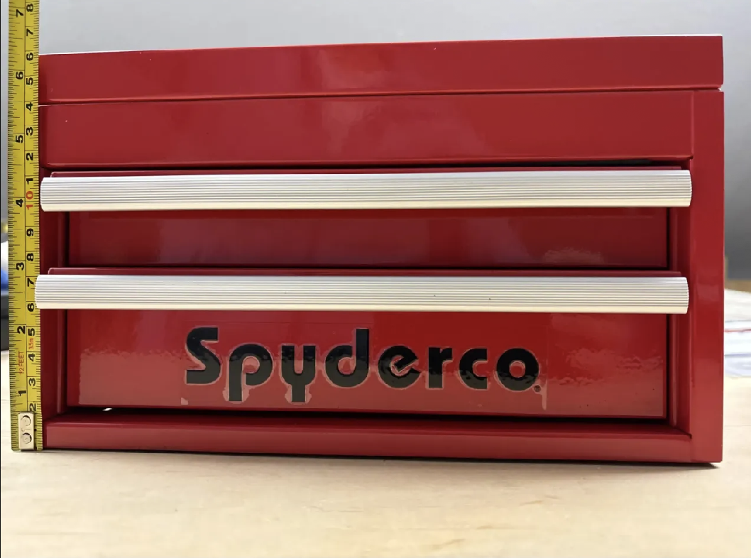 Front Rails Drawers 🔥 SPYDERCO × SMKW EXCLUSIVE TOOL BOX — BRAND NEW IN BOX! 🔥 | eBay