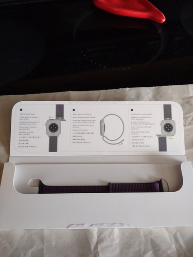 Apple purple nylon watch band - Zdjęcie 3 z 4
