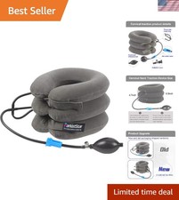 Cervical Neck Traction Device - Quick Inflation to Relieve Neck Pain Improv...