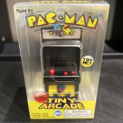 Tiny Arcade Pac-Man 3.5'' Mini Retro Game Keychain - Arcade Cabinet Yellow NEW!