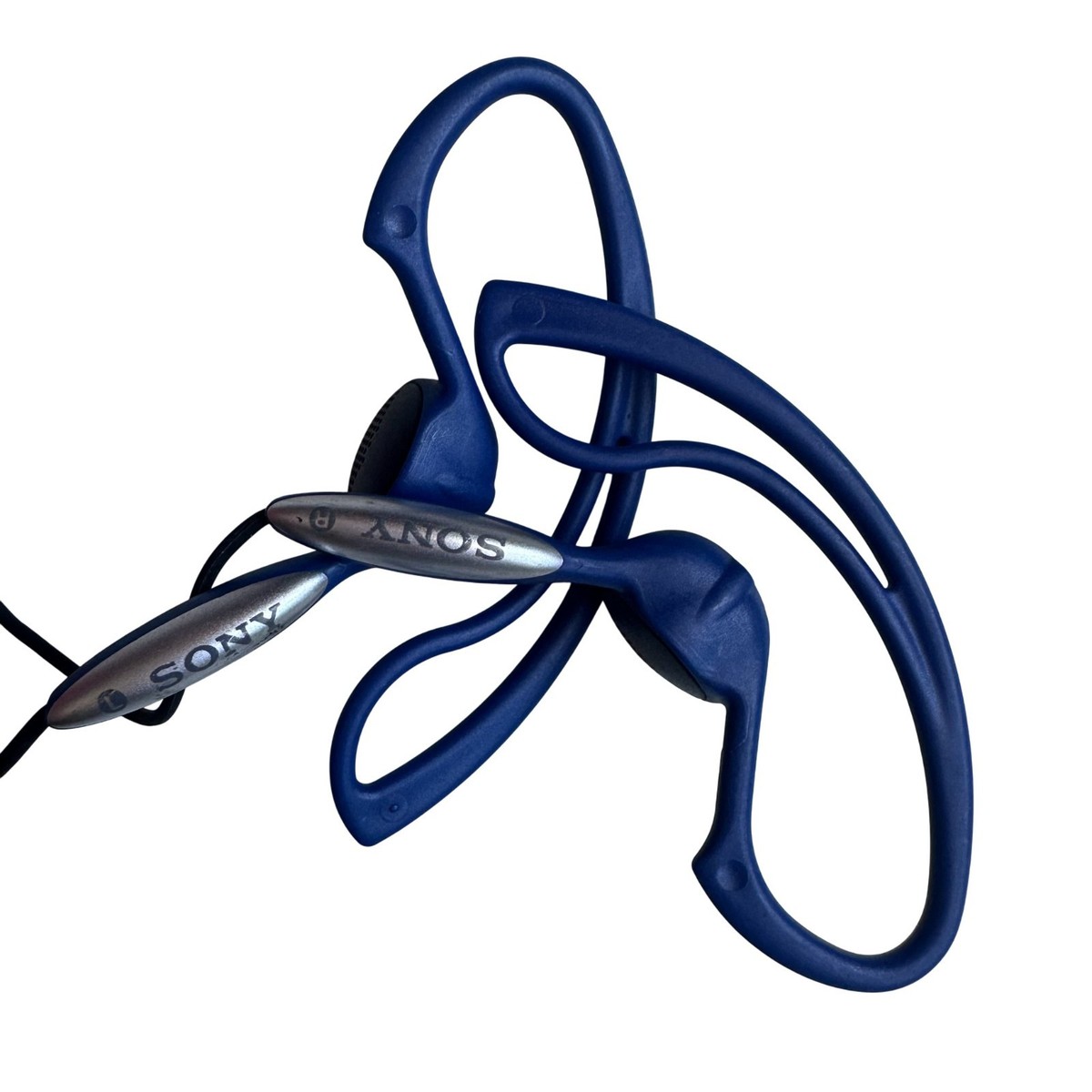 Sony Walkman SPORT Running EARHOOK HEADPHONES Earphone - Blue MDR