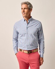 johnnie-O Performance Button Down Shirt - Dane Majorca Size XL