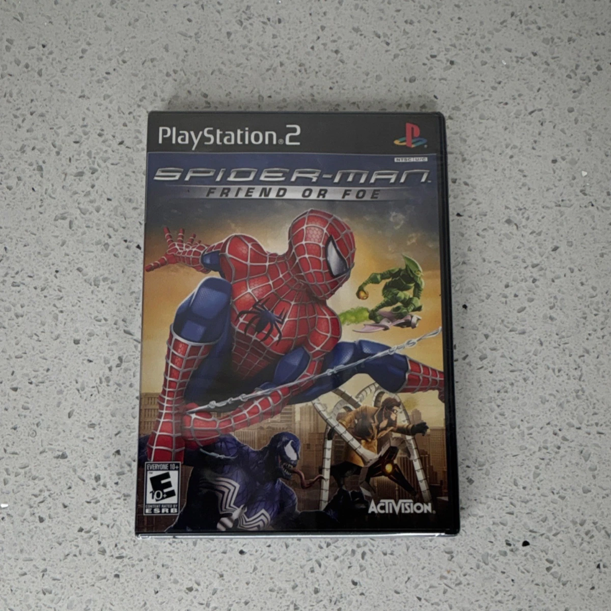 Jeu SPIDER-MAN PS2 - Version Française Complète, En Bon état, Manuel Inclus !