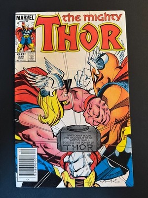 Thor #338 - 2nd Appearance of Beta Ray Bill & Lorelei (Marvel, 1983) NM