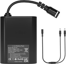 3.5Ah Battery Pack with cable for Heated Heating Blanket Poncho Shawl Wrap Throw