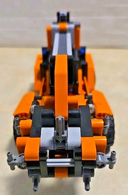 Retired Lego Technic 42062 Container Yard Truck & Loader Vehicle w Manual No Box