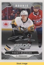 2019-20 Upper Deck MVP High Series Rookies Silver Script Teddy Blueger READ 6f8