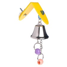 Bird Parrot Chew Toy Bell Bird Cage Hanging Toy Bell Bird Bell Toy