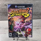 Super Mario Strikers (Nintendo GameCube CIB Case Cover Art + Disc Manual Tested