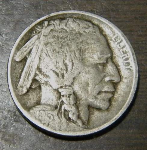 1913 Type 2 Buffalo Nickel grades VG+  Very Good +