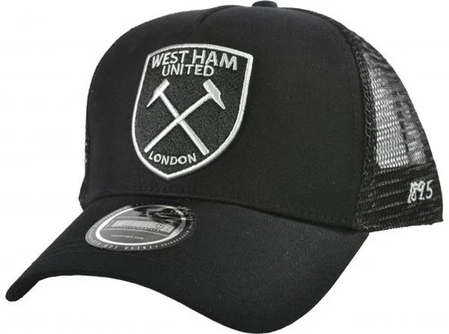 West Ham United 47 Brand Branson Mesh Snapback Cap Black White