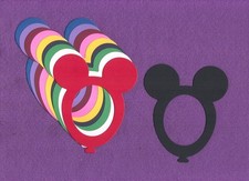 MICKEY MOUSE FRAME Disney die cuts scrapbook cards