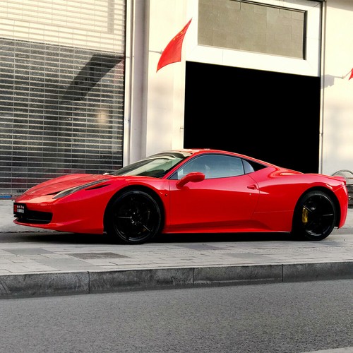 Ferrari Red Car Body Wrap Vinyl Glossy Metallic Car Styling Sticker 60inx59ft - Picture 5 of 8