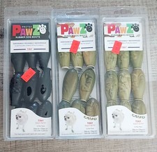 Protex Pawz Rubber Dog Boots Lot Of 3 Size Tiny 12 Per Pack