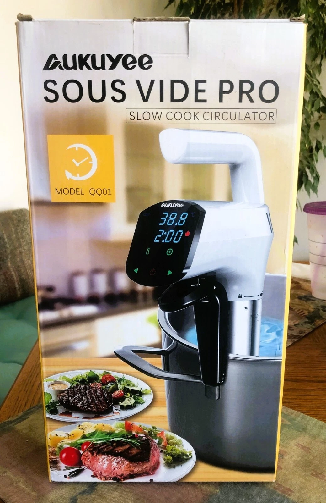 AUKUYEE 1100 Watt Sous Vide PRO Immersion Circulator Digital Recirculating Heat
Opens in a new windo