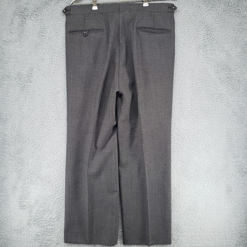 Paul Stuart Vintage 100% Wool Suit 2 Button Pleated Pants 40 Extra Long - Picture 22 of 24