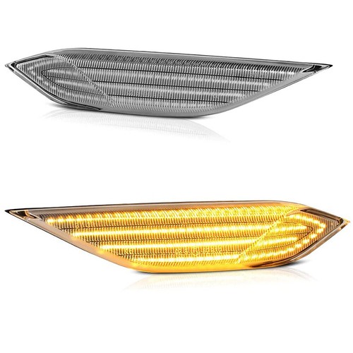 For 2011-2014 Porsche Cayenne 958 Clear Lens LED Side Marker Lights Signal Lamp - Bild 3 von 7