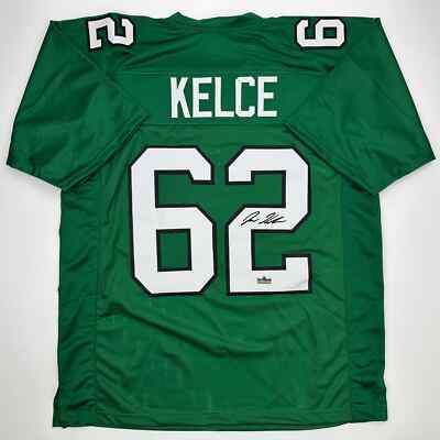 Mcnabb Eagles Jersey Framed Facsimile Autographed Jason Kelce