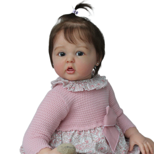 Bambola realistica Bebe Reborn bambina neonata realistica regalo bambini - Foto 8 di 8